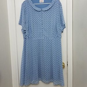 Modcloth (Moon) Abstract Print Dress